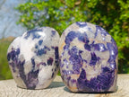 Polished Lepidolite Standing Display Pieces x 6 From Zimbabwe