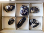 Polished Lepidolite Standing Display Pieces x 6 From Zimbabwe