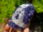 Polished Lepidolite Standing Display Pieces x 6 From Zimbabwe