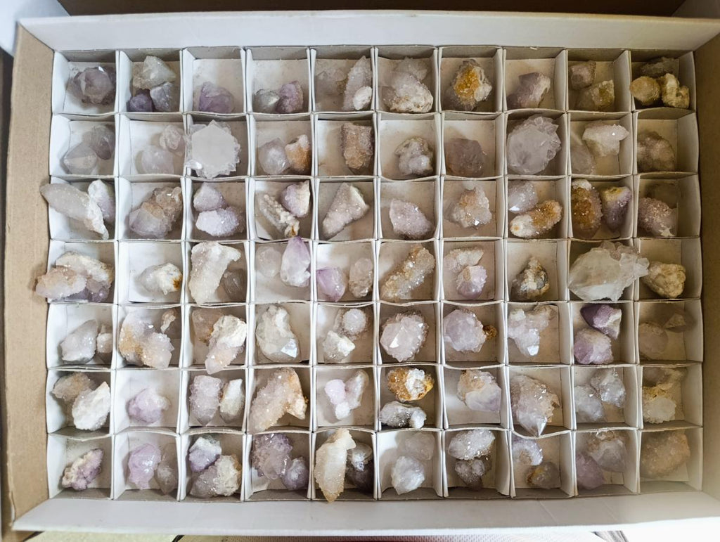 Natural Mix of Spirit Quartz Crystals x 110 From Boekenhouthoek, South Africa