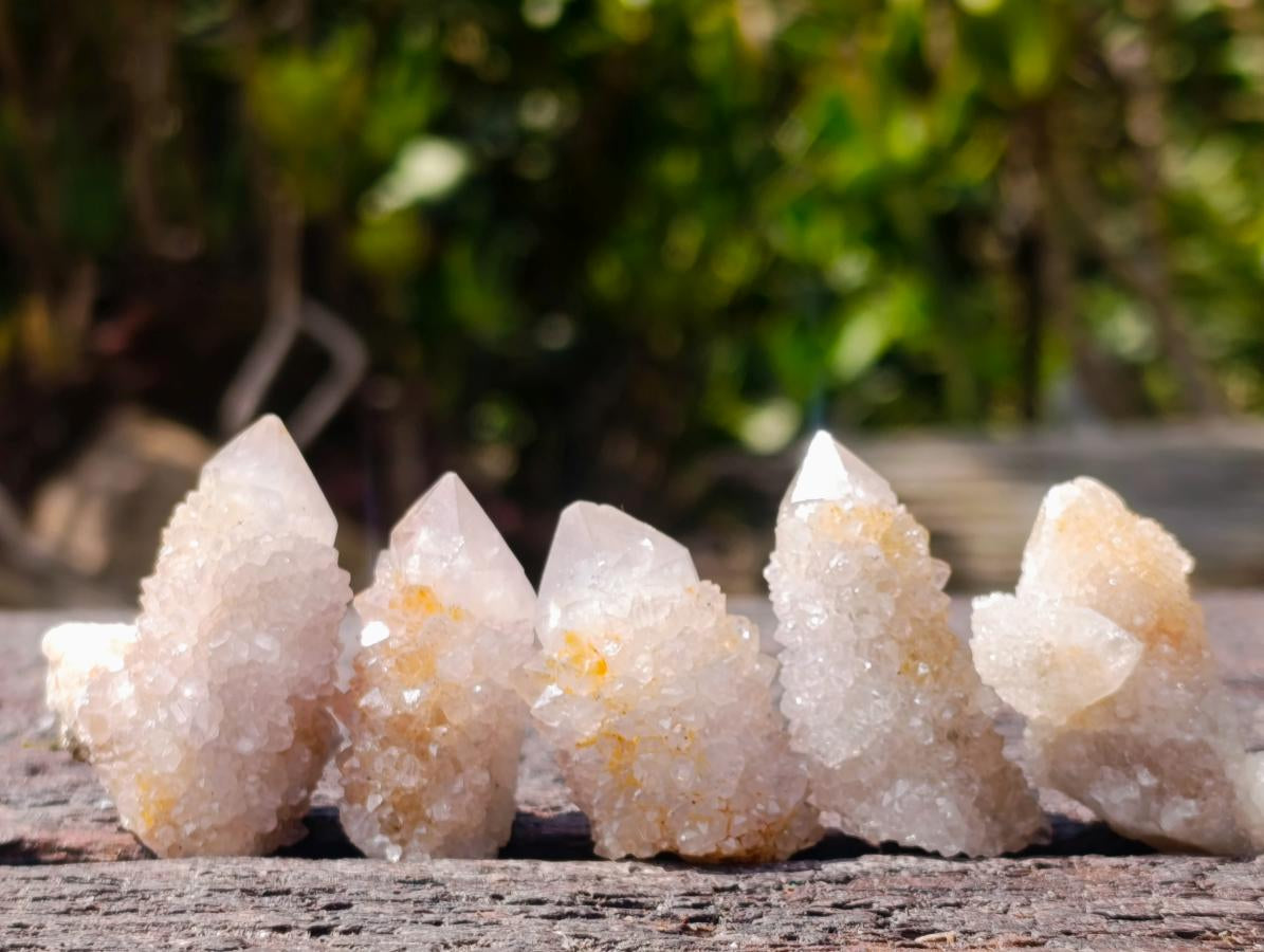 Natural Mix of Spirit Quartz Crystals x 110 From Boekenhouthoek, South Africa
