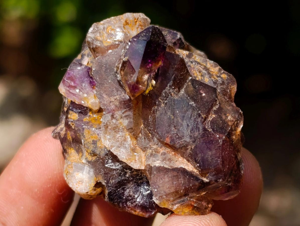 Hand Made Conglomerate Chiredzi Amethyst Crystals x 24 From South Africa