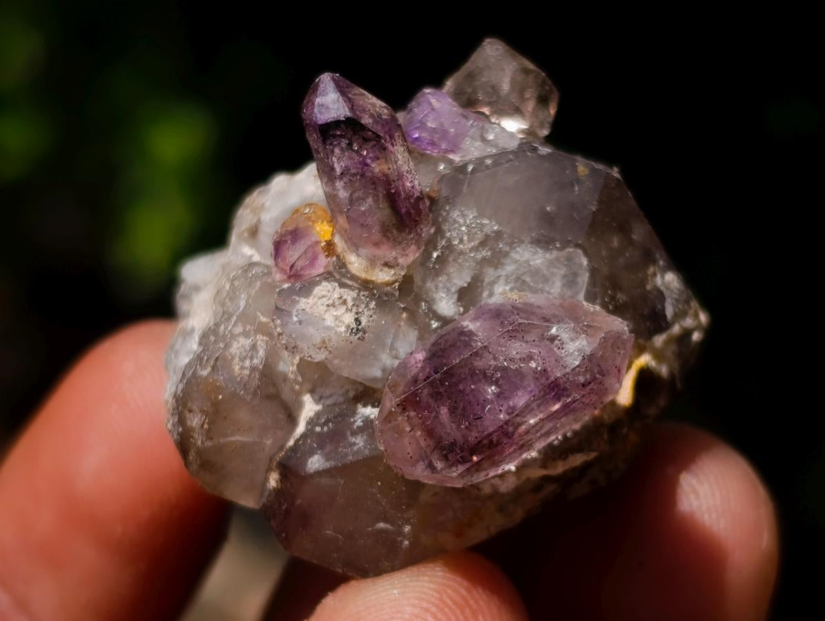 Hand Made Conglomerate Chiredzi Amethyst Crystals x 24 From South Africa