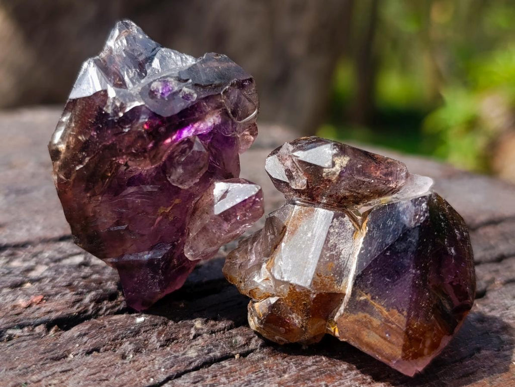 Hand Made Conglomerate Chiredzi Amethyst Crystals x 24 From South Africa