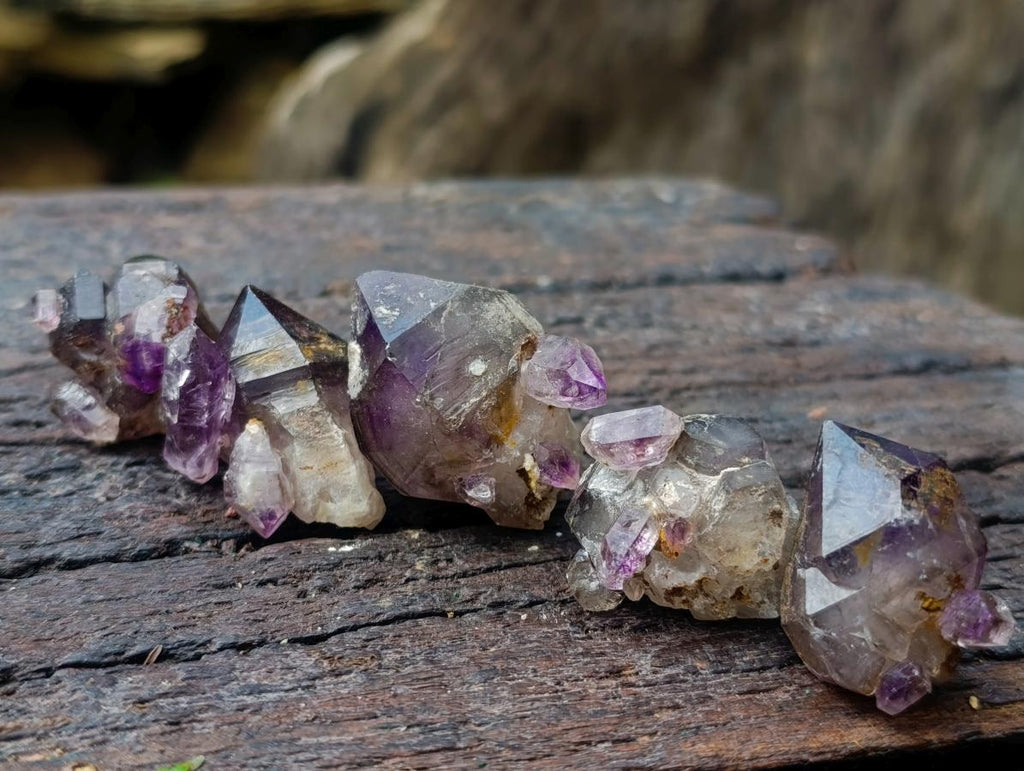 Hand Made Conglomerate Chiredzi Amethyst Crystals x 24 From South Africa