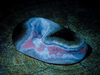 Polished and Natural Blue Lace Agate Free Forms x 12 From Nsanje, Malawi