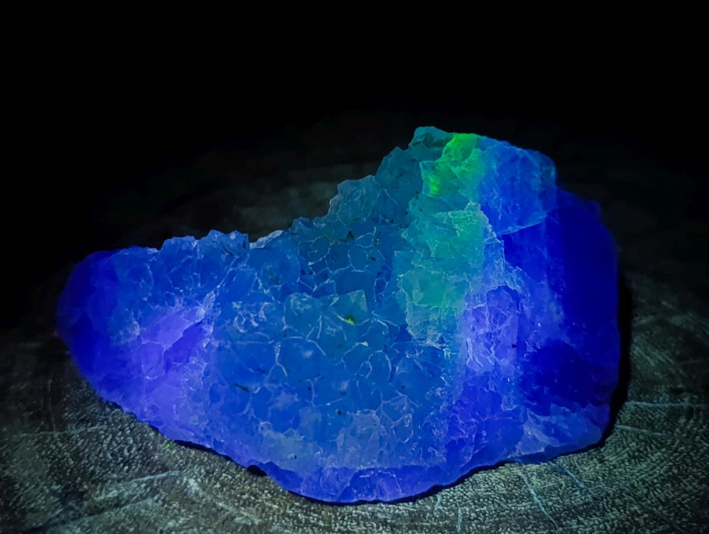 Natural Watermelon Fluorite Cobbed Specimens x 6 From Uis, Namibia