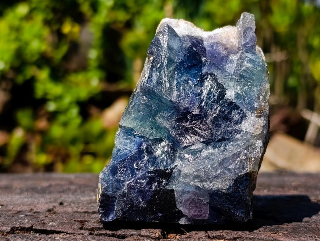 Natural Watermelon Fluorite Cobbed Specimens x 6 From Uis, Namibia