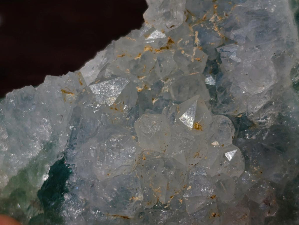 Natural Watermelon Fluorite Cobbed Specimens x 6 From Uis, Namibia