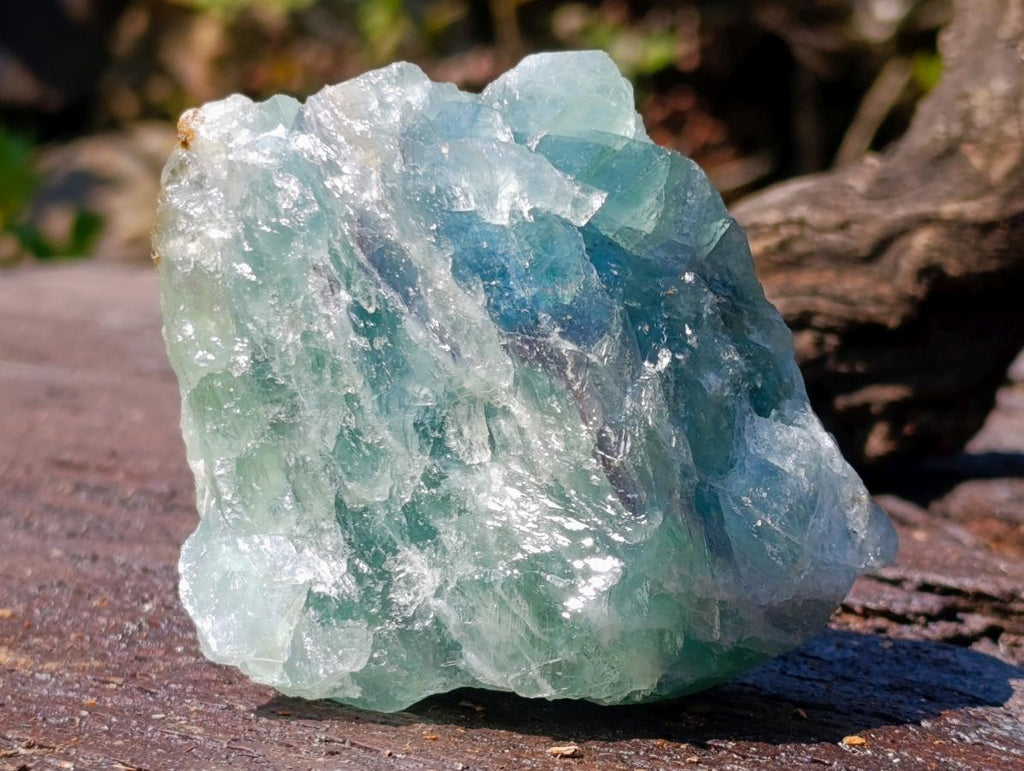 Natural Watermelon Fluorite Cobbed Specimens x 6 From Uis, Namibia