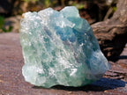 Natural Watermelon Fluorite Cobbed Specimens x 6 From Uis, Namibia