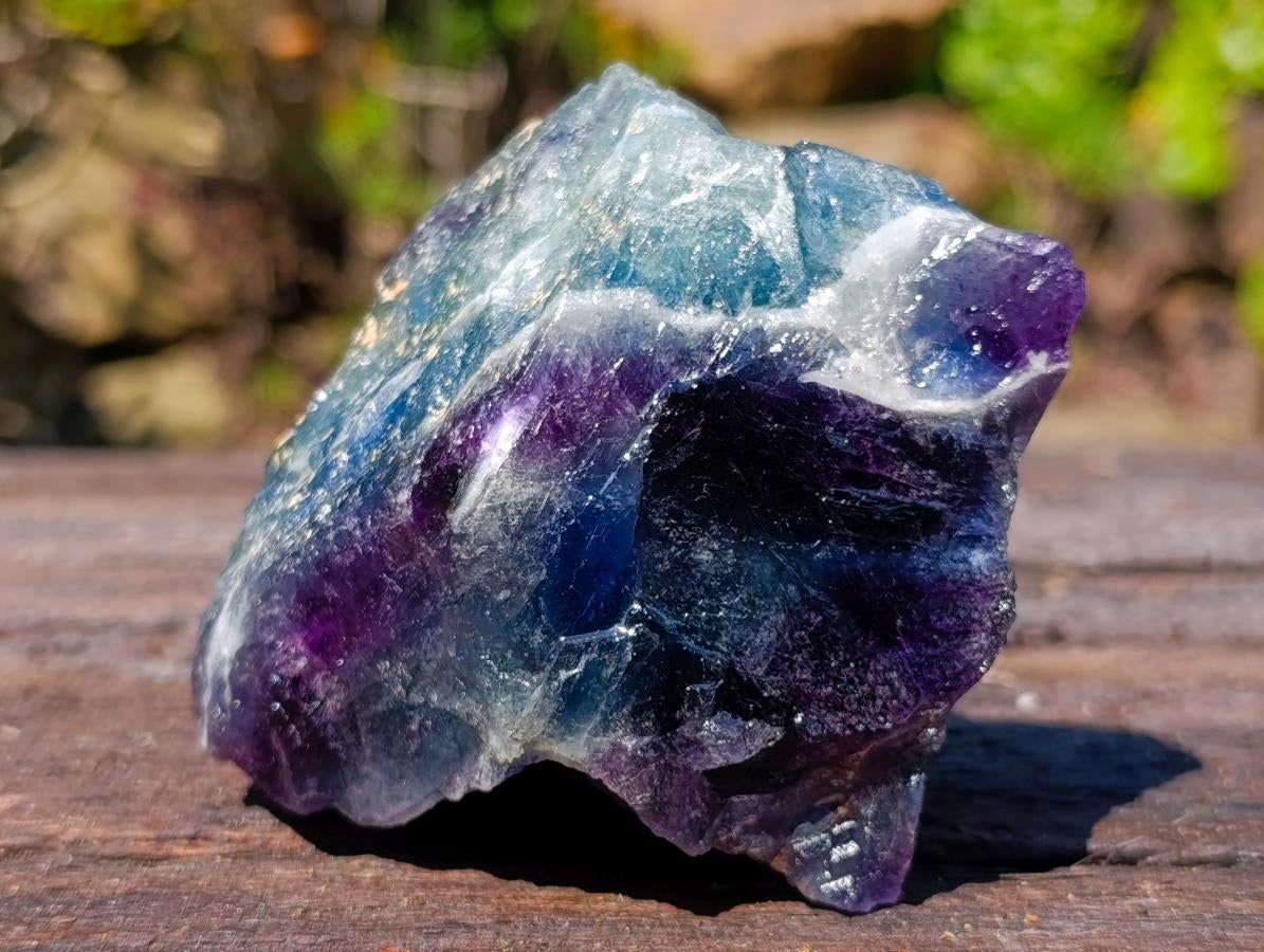 Natural Watermelon Fluorite Cobbed Specimens x 6 From Uis, Namibia