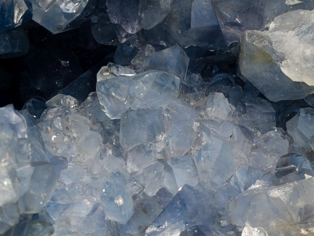 Natural XL Blue Celestite Geode Specimen x 1 From Sakoany, Madagascar