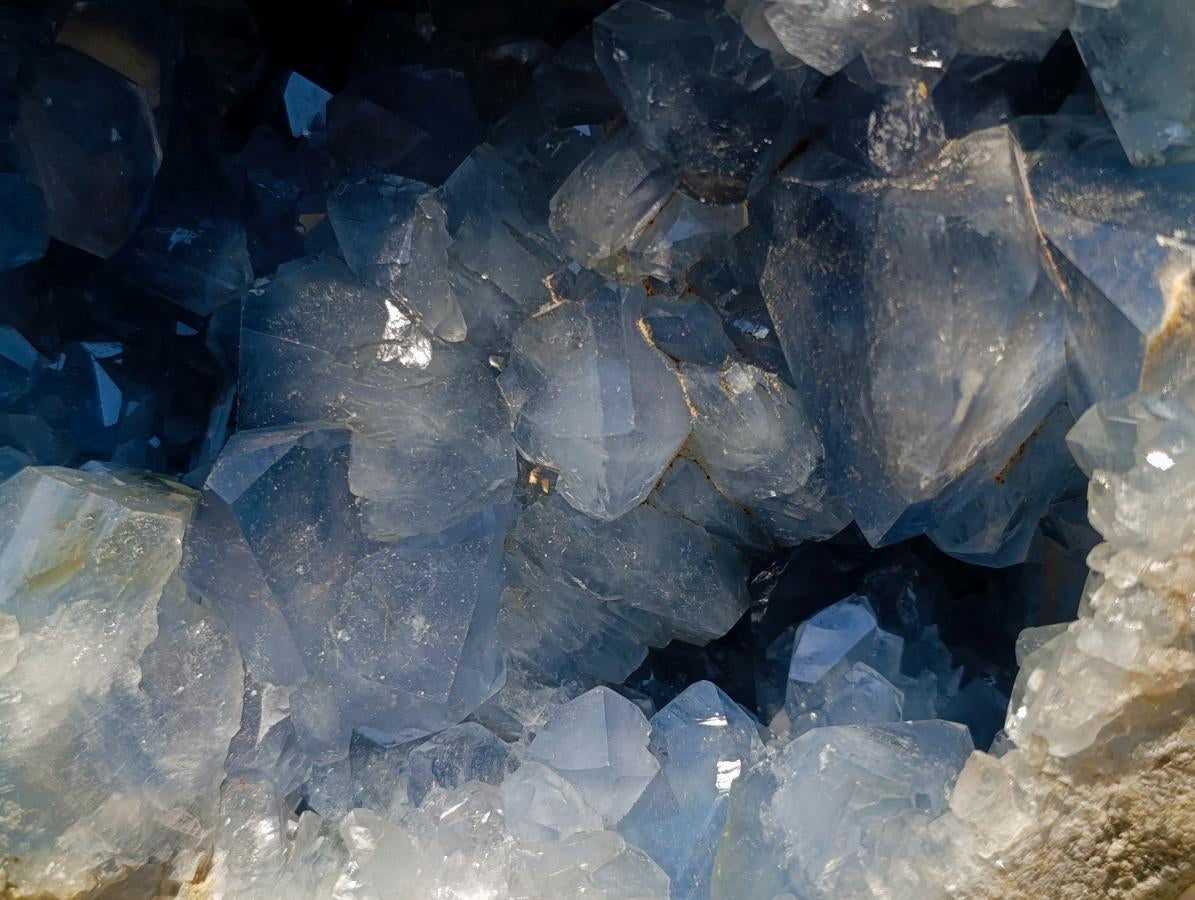 Natural XL Blue Celestite Geode Specimen x 1 From Sakoany, Madagascar