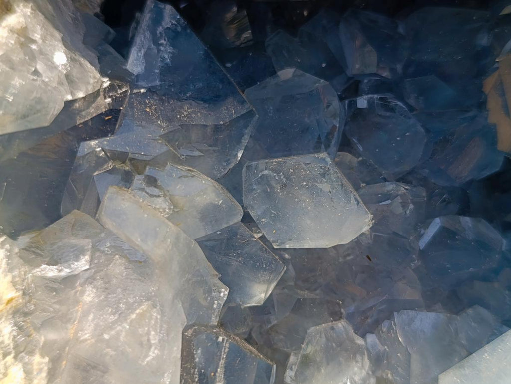 Natural XL Blue Celestite Geode Specimen x 1 From Sakoany, Madagascar