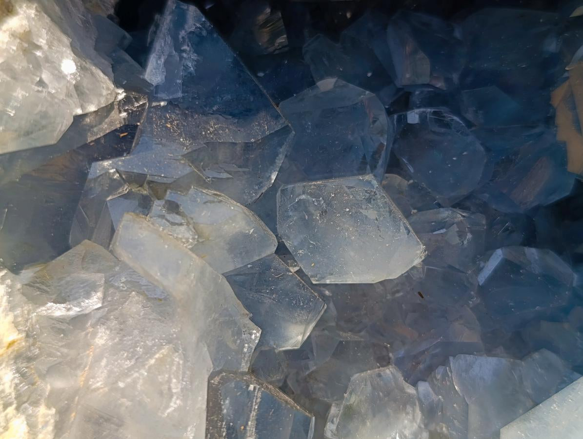 Natural XL Blue Celestite Geode Specimen x 1 From Sakoany, Madagascar
