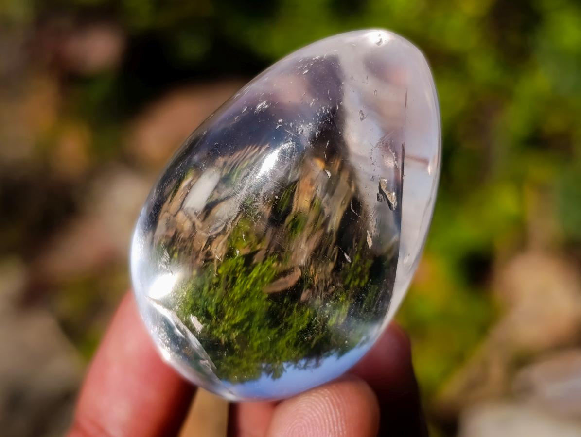 Polished Clear Quartz Eggs x 20 From Madagascar