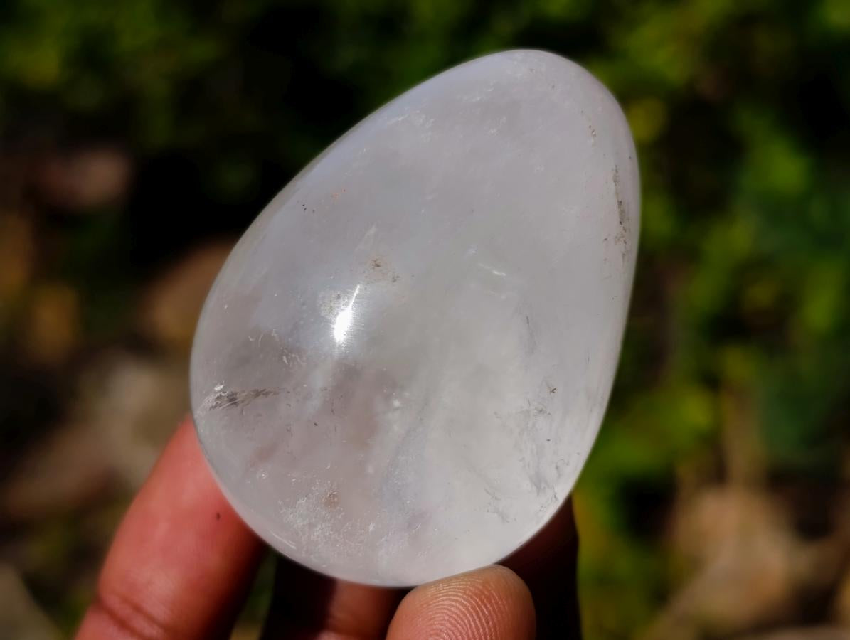 Polished Clear Quartz Eggs x 20 From Madagascar