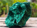Natural Silky Malachite Specimens x 3 From Kasompe, Congo