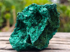 Natural Silky Malachite Specimens x 3 From Kasompe, Congo