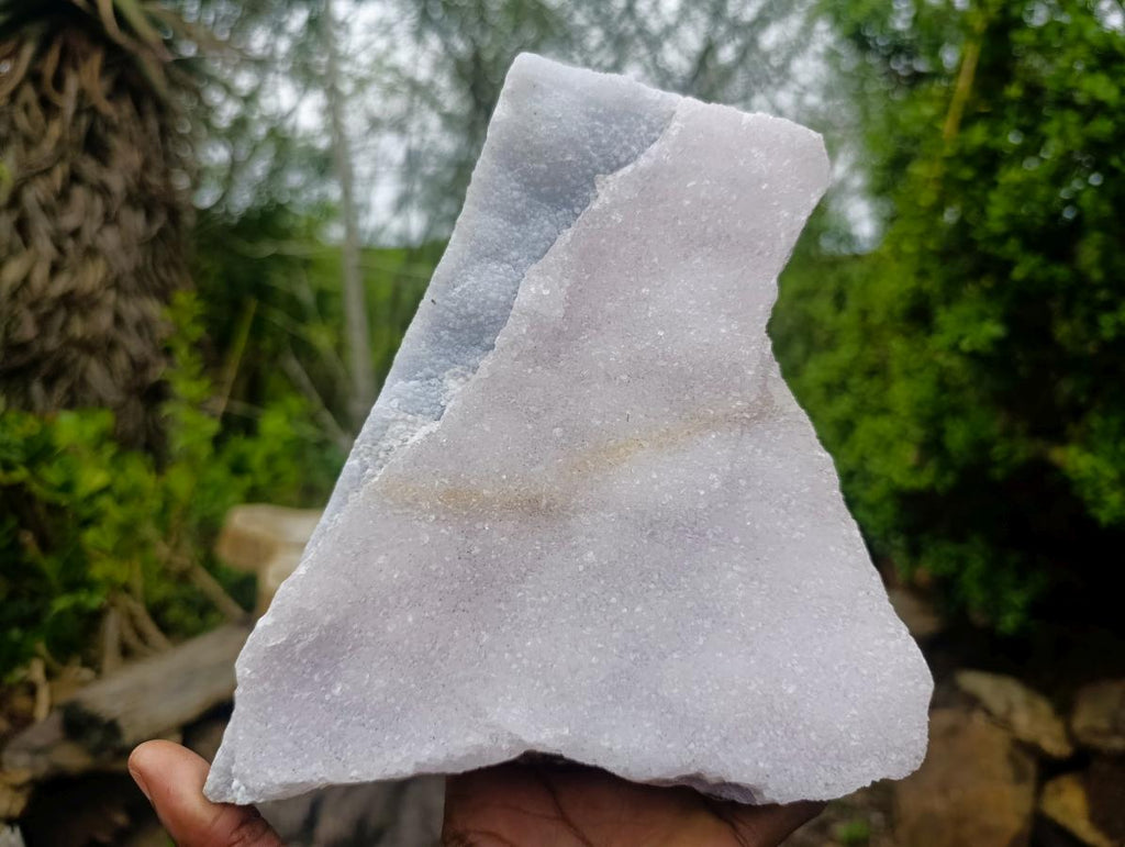 Natural Large Blue Lace Agate Crystalline Plate Specimen x 1 From Namibia
