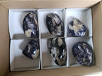 Polished Lepidolite Standing Display Pieces x 6 From Zimbabwe
