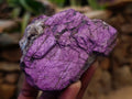Natural Metallic Cobbed Purpurite Specimens x 6 From Erongo, Namibia