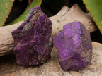 Natural Metallic Cobbed Purpurite Specimens x 6 From Erongo, Namibia