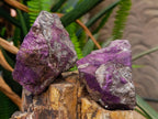 Natural Metallic Cobbed Purpurite Specimens x 6 From Erongo, Namibia