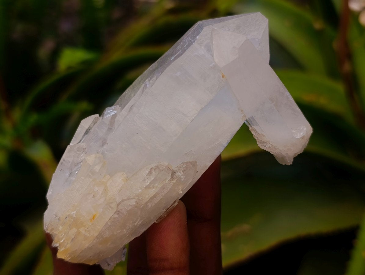 Natural Malagasy Quartz Clusters x 12 From Madagascar