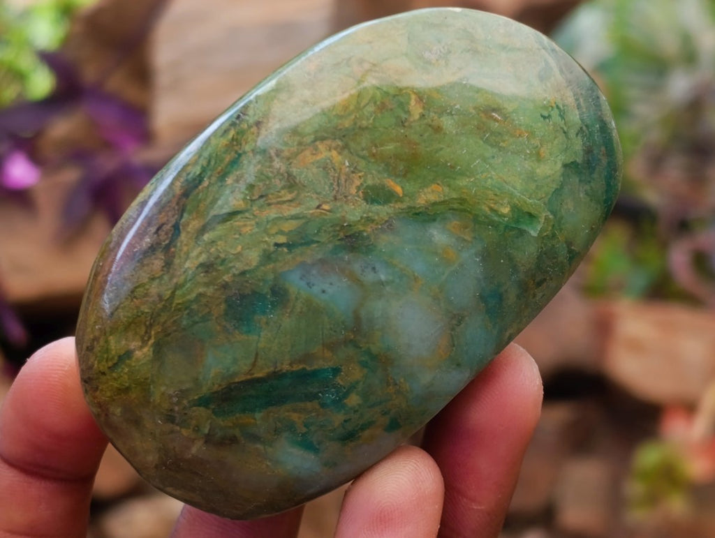 Polished Chrome Verdite Gemstone Free Forms x 14 From Zimbabwe