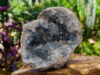 Natural Blue Celestite Specimens x 2 From Sakoany, Madagascar
