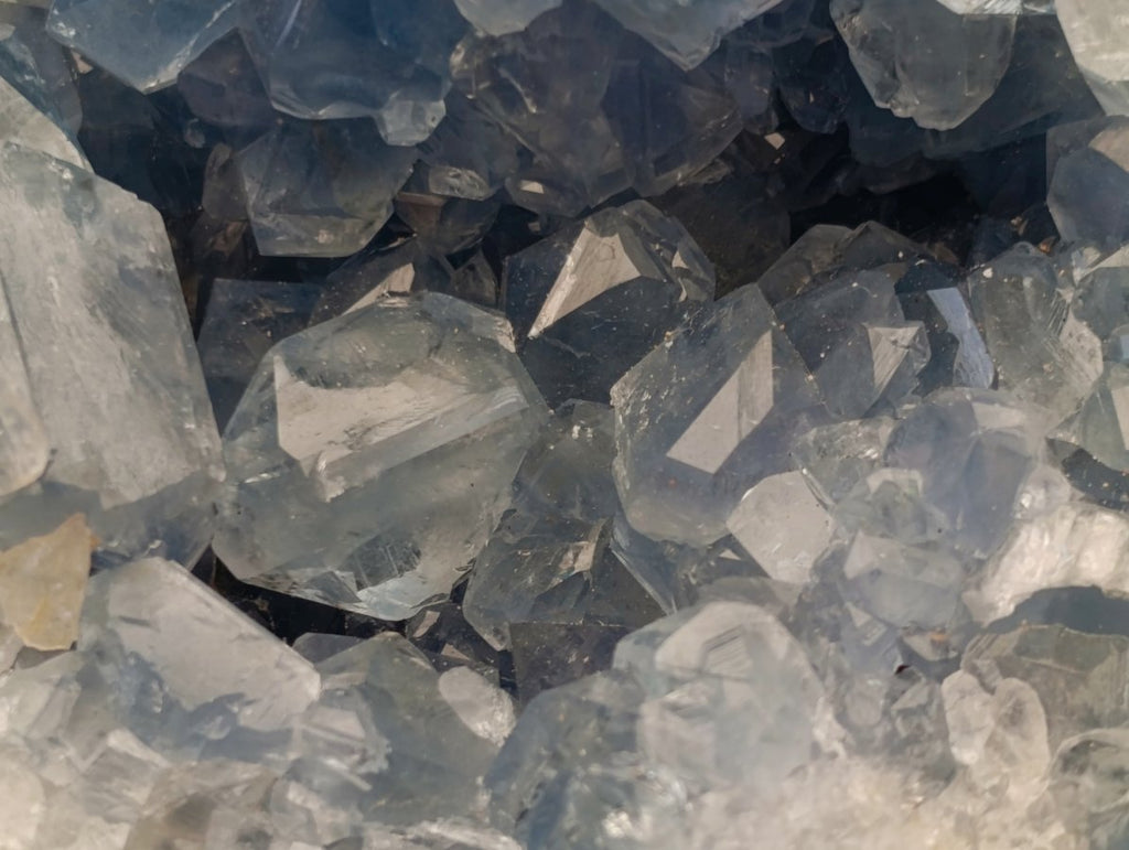 Natural Blue Celestite Specimens x 2 From Sakoany, Madagascar