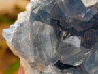 Natural Blue Celestite Specimens x 2 From Sakoany, Madagascar