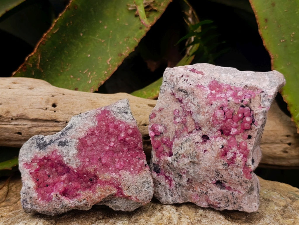 Natural Cabinet Size Spherocobaltite Specimens x 2 From Mashamba West Mine, Congo