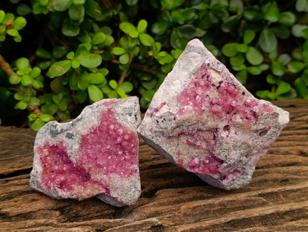 Natural Cabinet Size Spherocobaltite Specimens x 2 From Mashamba West Mine, Congo