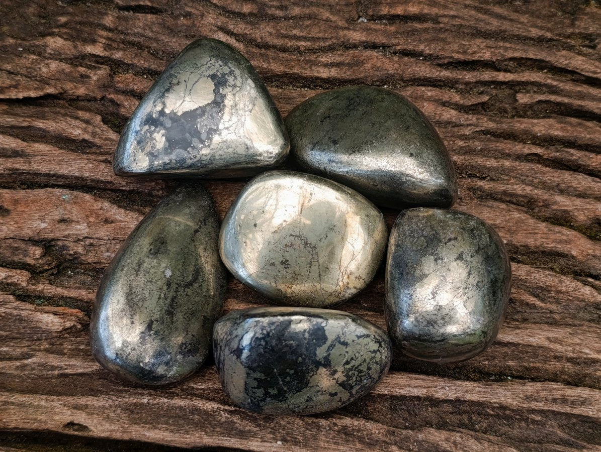 Polished Basalt Pharaoh Stone Free Forms x 6 From Iron Duke Mine, Zimbabwe
