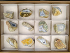 Polished One Side Blue Lace Agate Geodes x 12 From Nsanje, Malawi