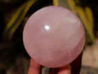 Polished Gemmy Rose Quartz Spheres x 6 From Madagascar