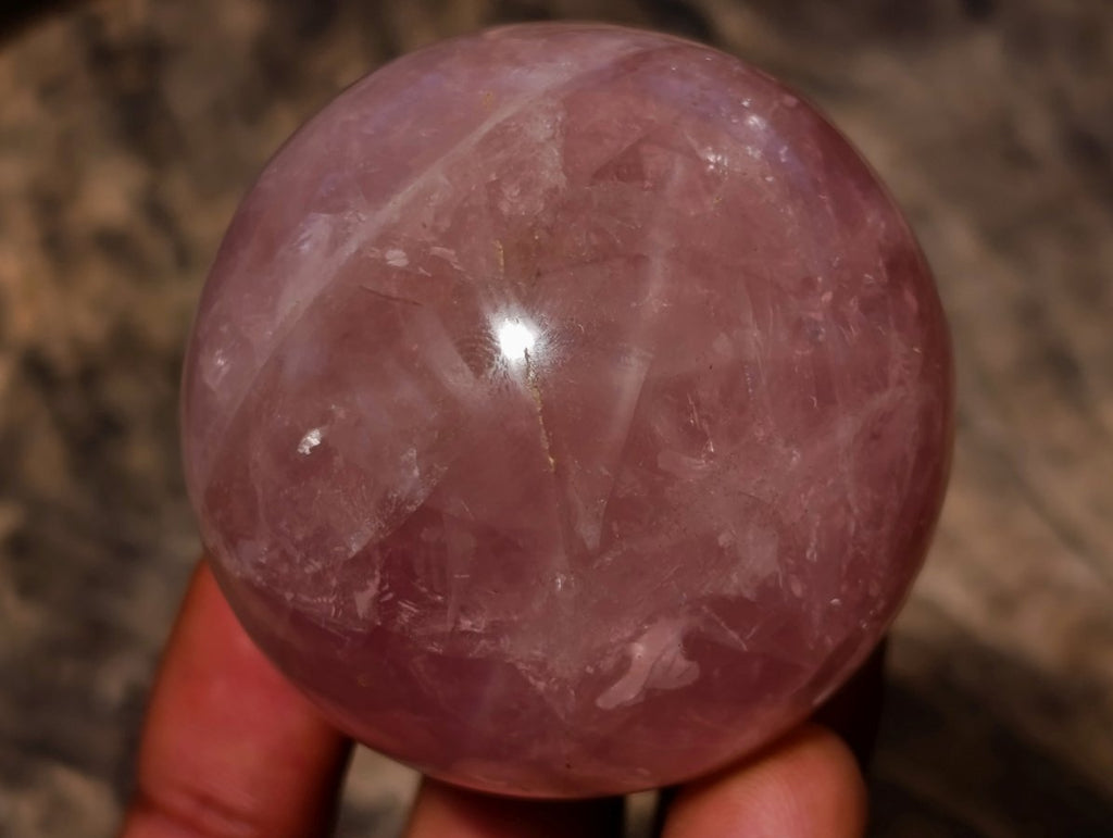 Polished Gemmy Rose Quartz Spheres x 6 From Madagascar
