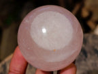 Polished Gemmy Rose Quartz Spheres x 6 From Madagascar