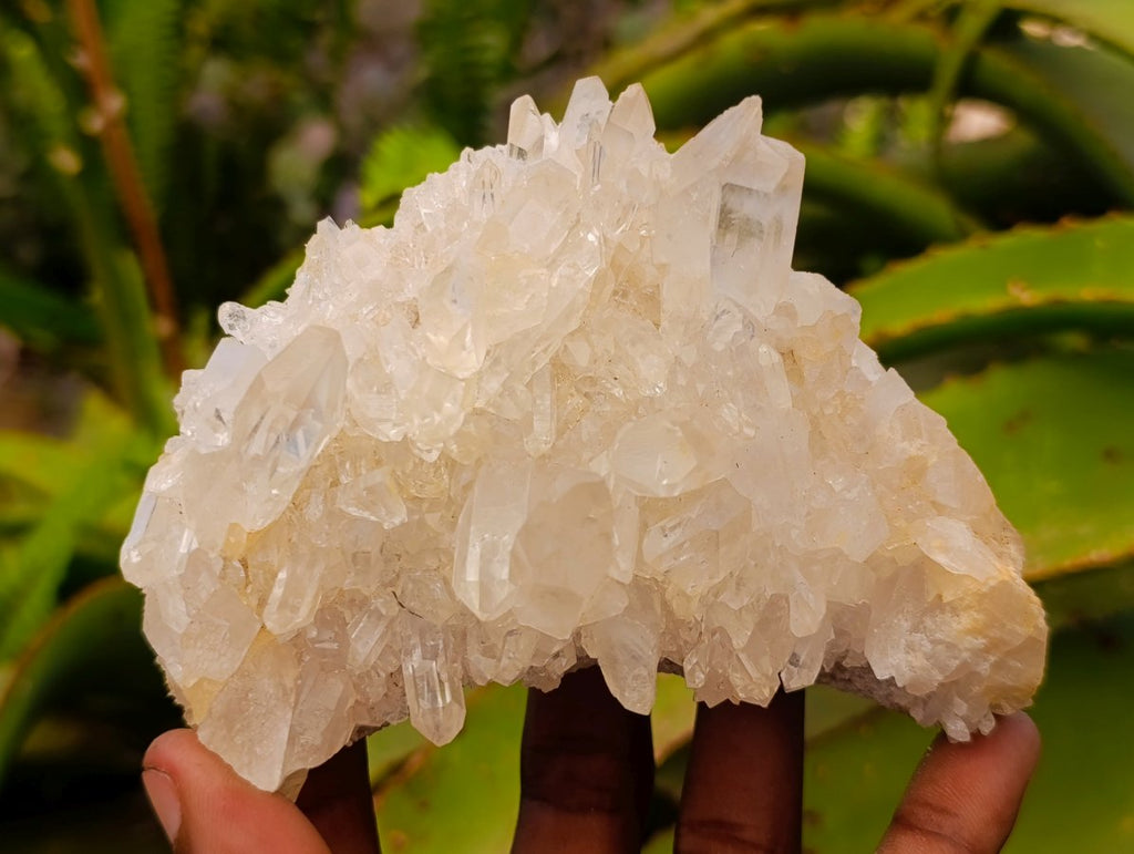 Natural Malagasy Quartz Clusters x 4 From Madagascar