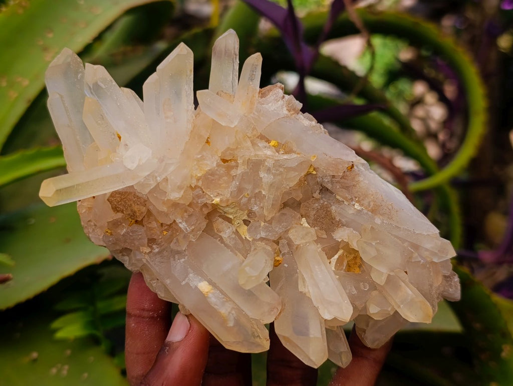 Natural Malagasy Quartz Clusters x 4 From Madagascar