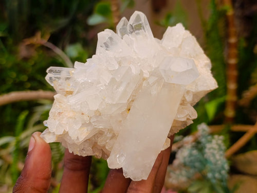 Natural Malagasy Quartz Clusters x 4 From Madagascar