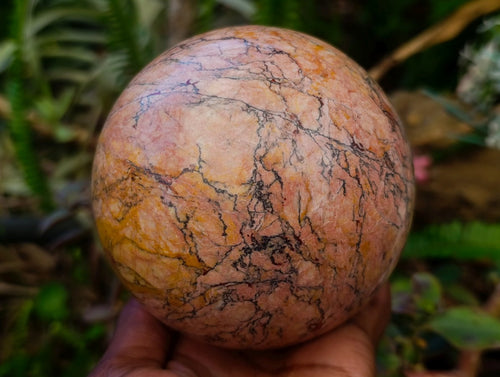 Polished Mix of Multi Mineral Spheres x 2 From Madagascar