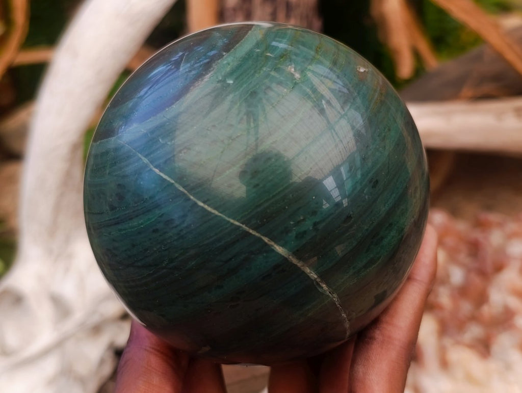 Polished Mix of Multi Mineral Spheres x 2 From Madagascar