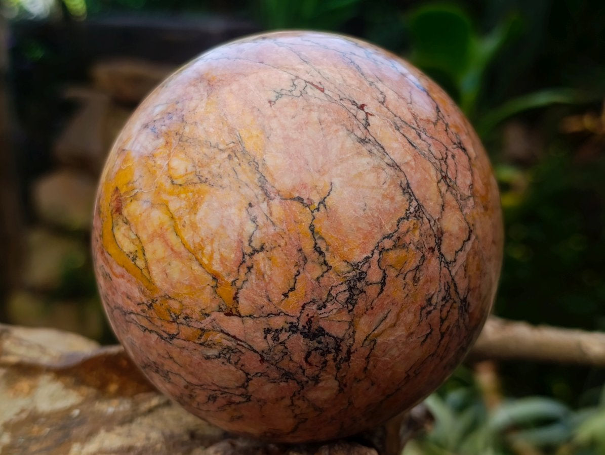 Polished Mix of Multi Mineral Spheres x 2 From Madagascar