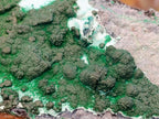 Natural Rare Drusy Coated Chrysocolla Specimens with Malachite x 2 From Lupoto Mine, Congo