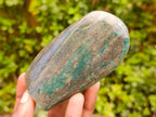 Polished Chrome Verdite Gemstone Standing Display Pieces x 12 From Zimbabwe