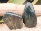 Polished Chrome Verdite Gemstone Standing Display Pieces x 12 From Zimbabwe